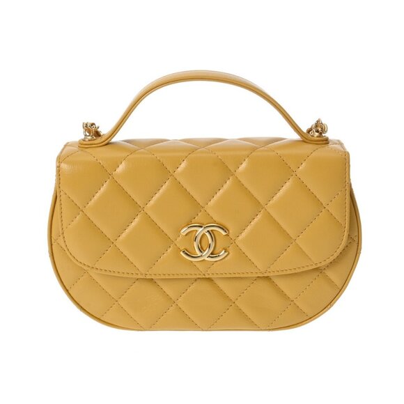 CHANEL Matrasse yellow shoulder bag 800000126464000 - Picture 1 of 8